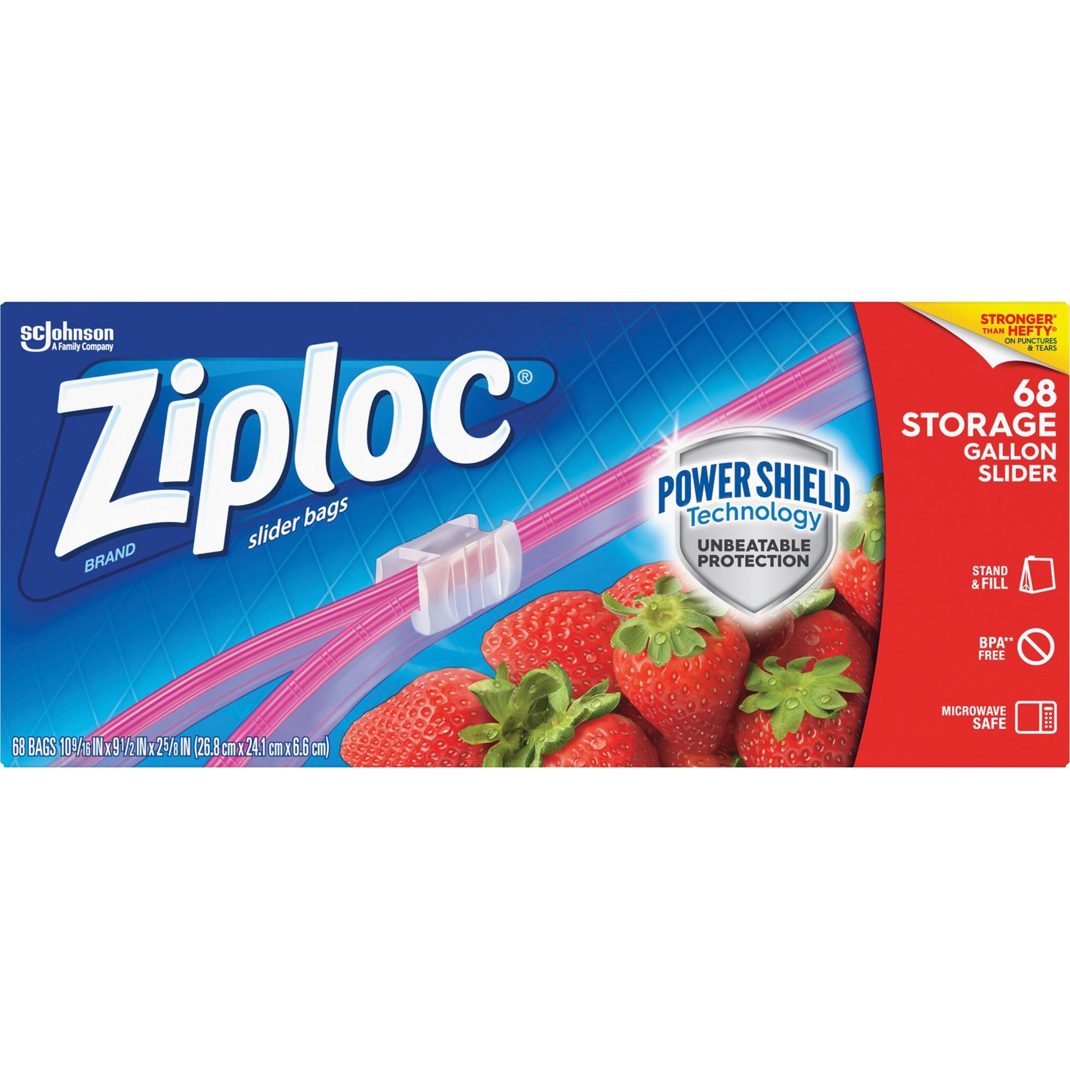 Ziploc® Gallon Storage Slider Bags (Pack of 68)