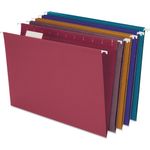 Pendaflex® Earthwise by Pendaflex EZ Slide Hanging File Folder, 1/5 Cut, Ltr,  Asstd, 20/BX