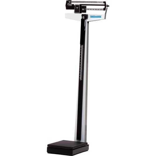 Mechanical Beam Scale with Height Rod, up to 500 lb/200 kg, Platform  Dimension: 10-1/2W x 14D, Pro Dual Reading Height Rod: 23 - 84