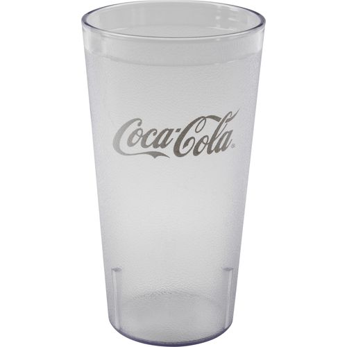 Cambro 20CC152 Colorware Coca-Cola Tumbler 22 oz. Clear (6TK10)