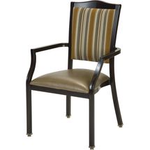 Maxwell Thomas Macon Faux-Wood Metal Dining Chair