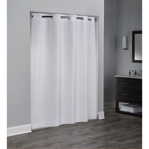 Hookless Shower Curtain 3 In 1, White Hookless Shower Curtain With Liner
