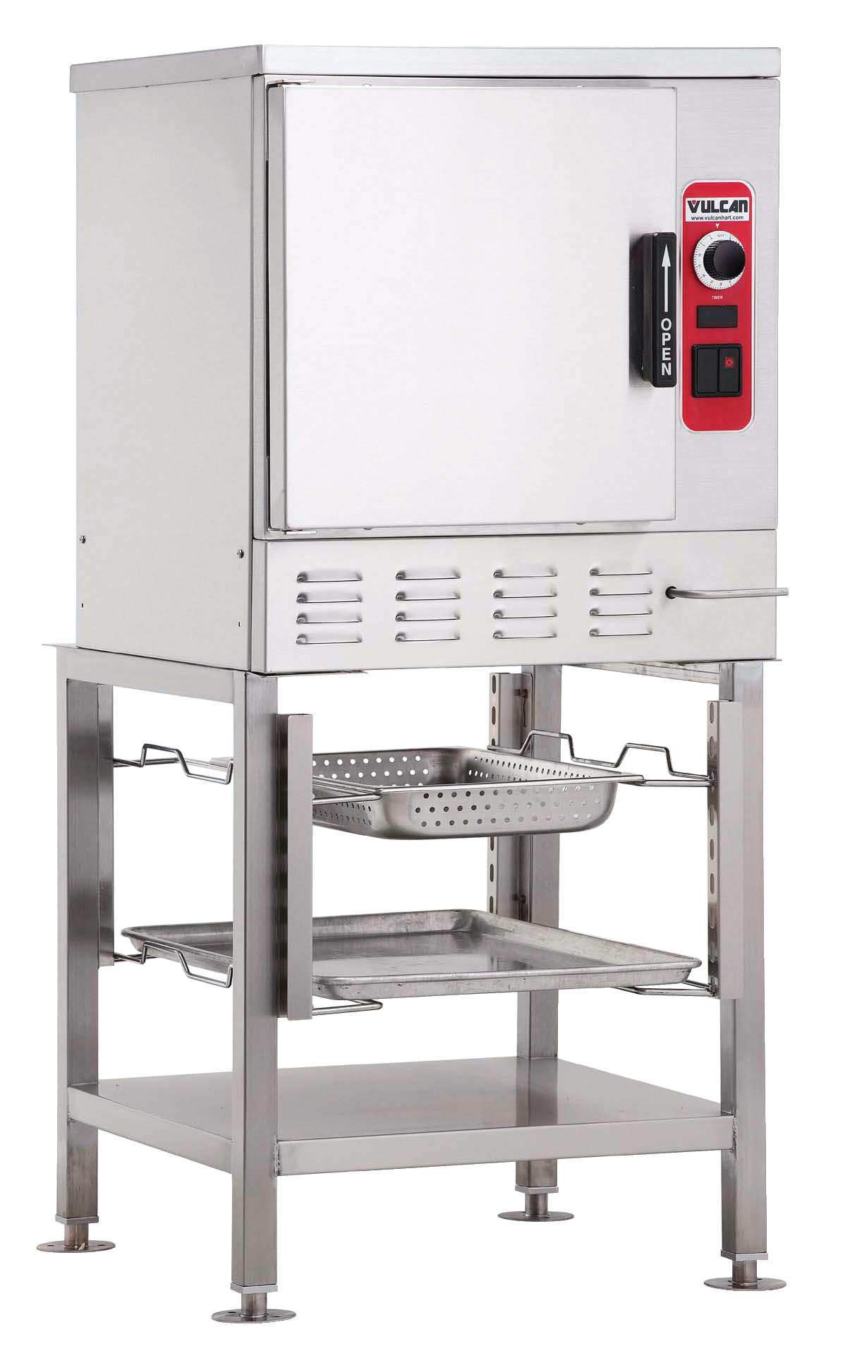 3-Pan Electric Counter Convection Steamer, PLUS Series (208/60-50/3 ...
