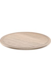 Thermolaminate Tabletop with Spill-Retainer Edge, 36" Round
