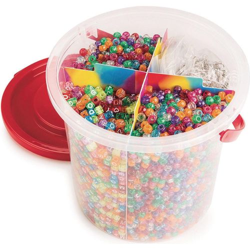 Color Splash! Letter & Number Bead Easy Pack from S&S Worldwide