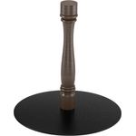 Maxwell Thomas® Pilaster Disc Table Base for 48" Round and 36" Square-to-Round Tabletops - Base Finish: Mocha Maple