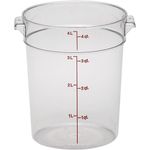 Round Container, Clear, 4 Quart