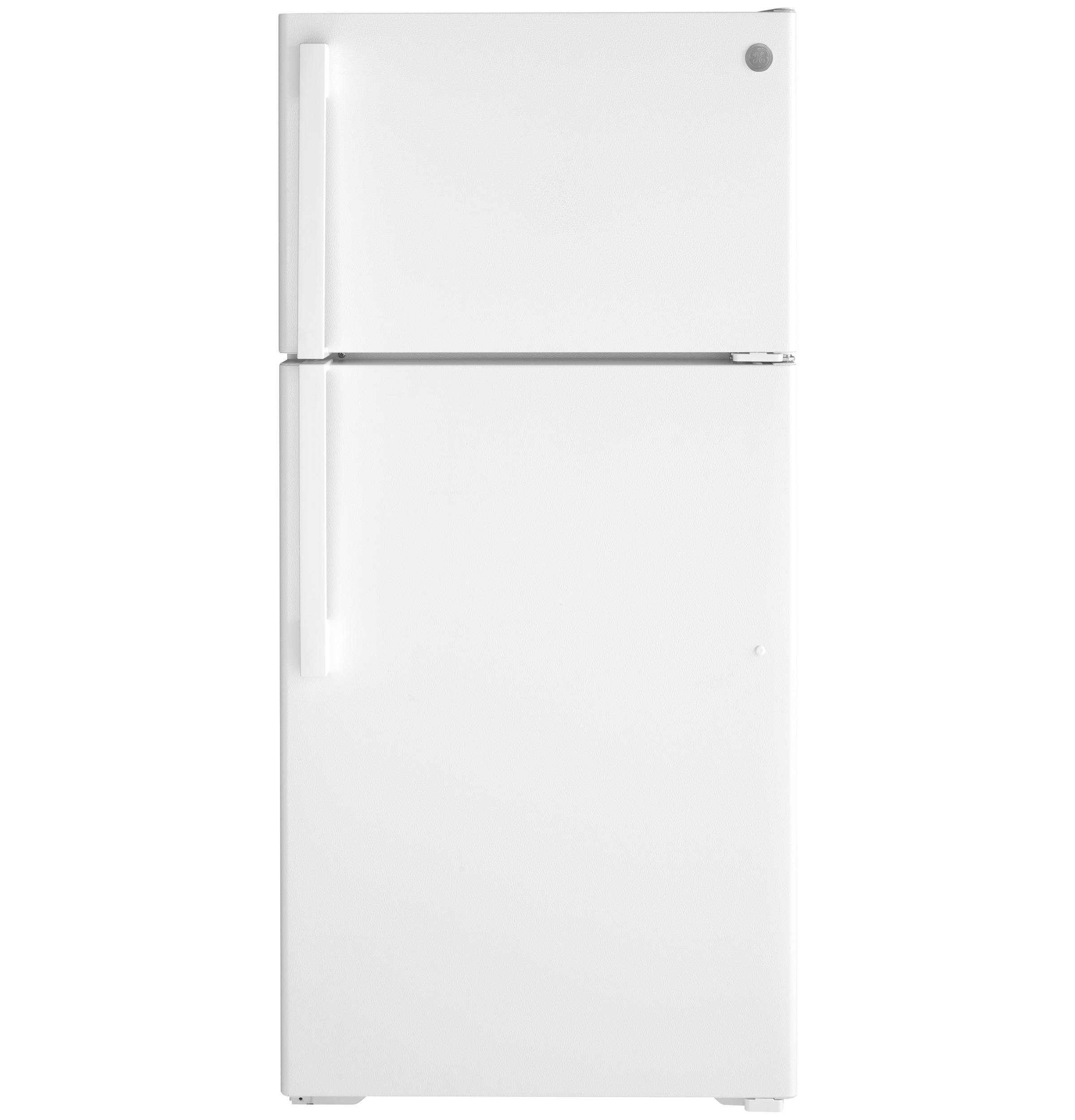 GE® ENERGY STAR® 15.6 Cu. Ft. Top-Freezer Refrigerator, White