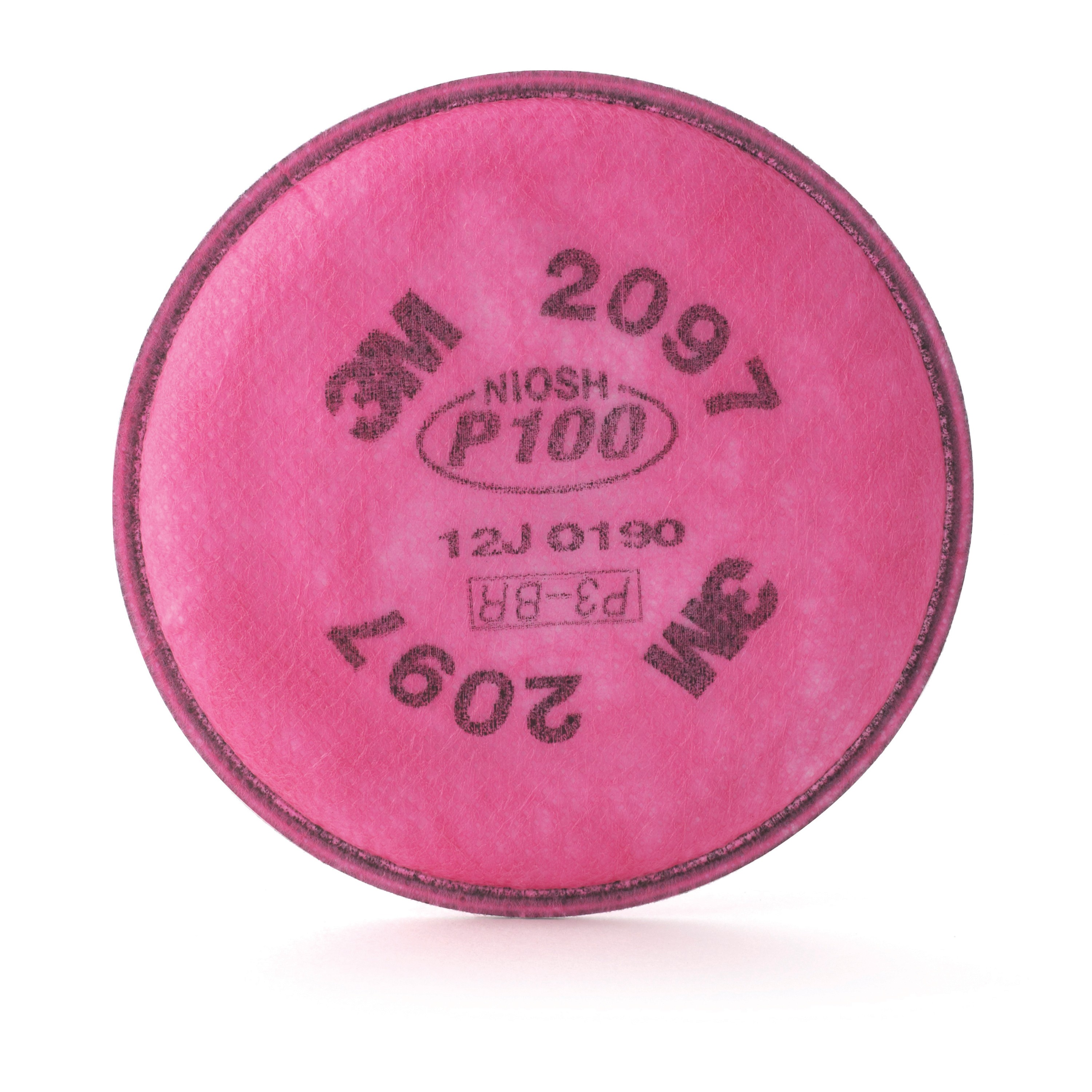 3M™ 051131-07184 Particulate Filter With Nuisance Level Organic Vapor Relief, For Use With 3M™ 5000 Series Reusable Respirators, 6000 Series Cartridges with 502 Adapters, 6000, 7000 and FF-400 Series Respirators, P100 Filter Class