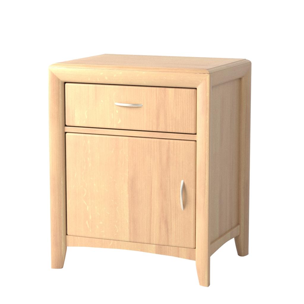 Maxwell Thomas® Plymouth 1 Door, 1 Drawer Bedside Cabinet - Casegood ...