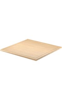 Thermolaminate Tabletop with Spill-Retainer Edge, 42" Square