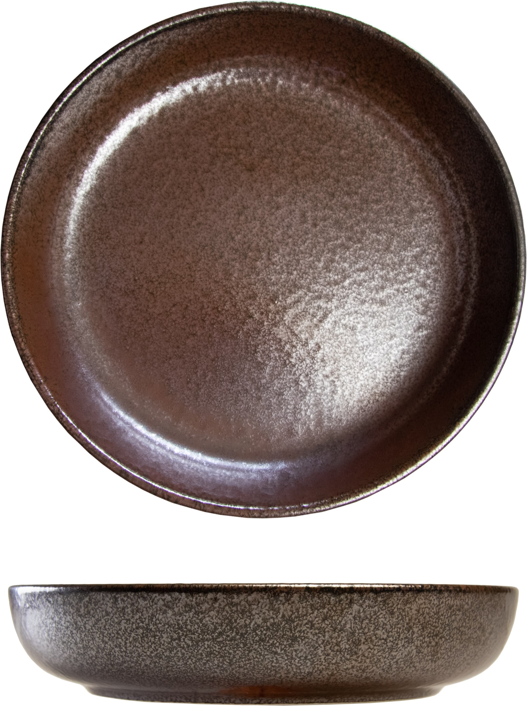 International Tableware AL-18-CM Alloy™ 8-3/8" Deep Bowl (25oz), Copper Mine, Case of 12