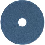 Boardwalk Floor Pad, 20", Scrubbing, Blue