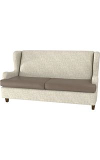 Quick-Ship Cape Vincent Apartment-Size Sofa with Preferred Seat Deck in Dual Fabric