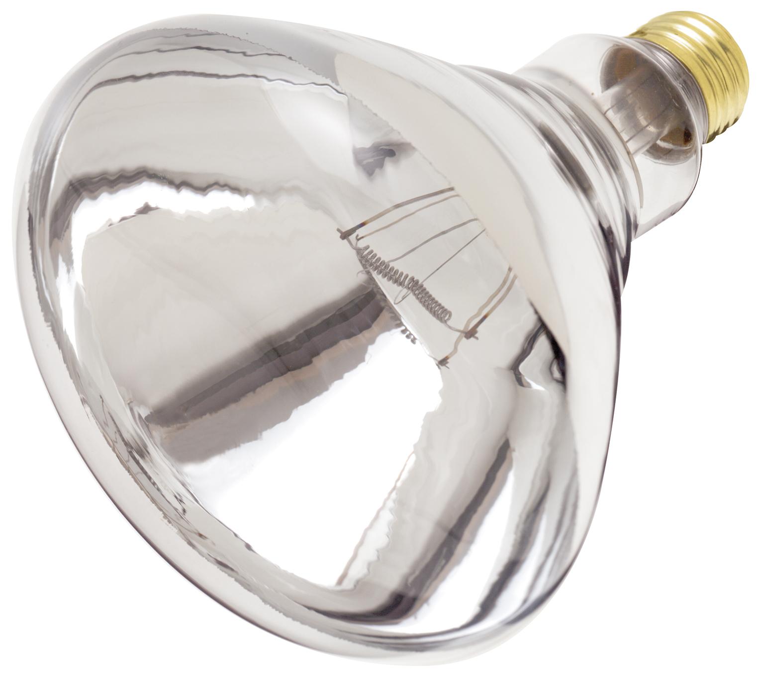 250W R40 Incandescent; Clear Heat;  Medium base; 120 volts