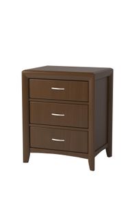 Quick-Ship Montreal 3-Drawer Bedside Cabinet