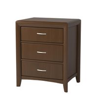 Quick-Ship Montreal 3-Drawer Bedside Cabinet