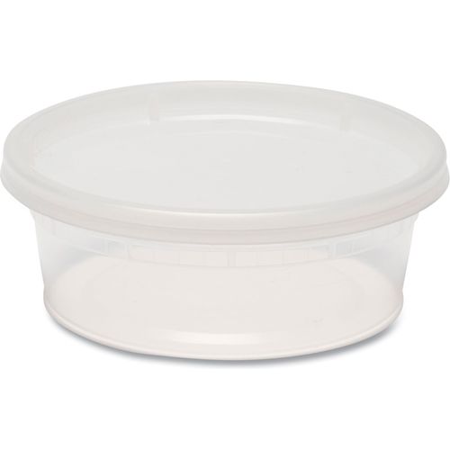 Gen Plastic Deli Containers, 16 oz, Clear, Plastic, 240/Carton