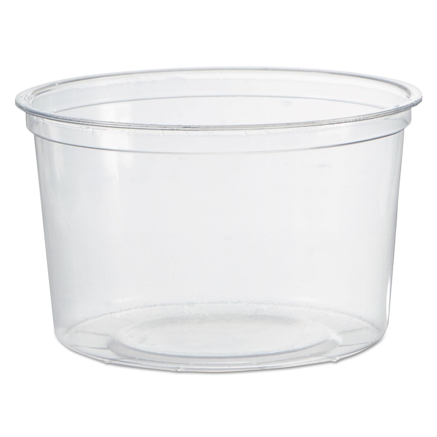 WNA Deli Containers, Clear, 16oz, 50/Pack, 10 Packs/Carton