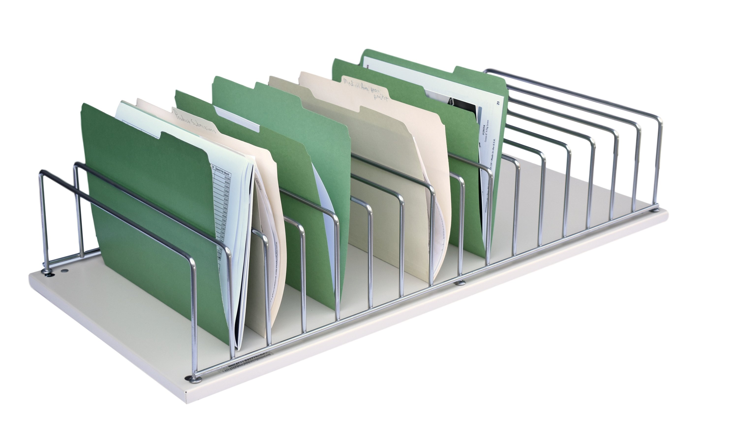 Standard Flat Storage Chart Rack Holds 16 Extra-Large Binders (10990 ...