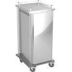 Direct Supply® Vented Meal Delivery Cart, Holds 16 Trays, 1 Door, 1 Bay, 2 Trays Per Slide