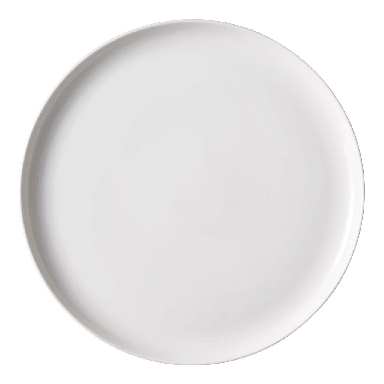 Hamptons, White Coupe Plate, 6.25", ceramic, Luzerne