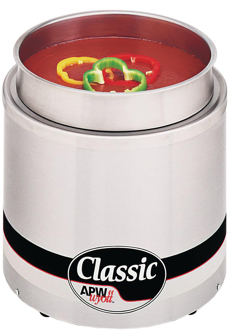 Round Countertop Warmer, 7 Quart