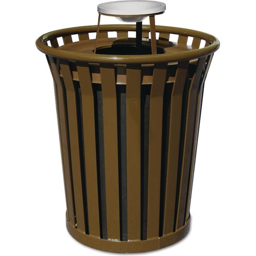 【コンビニ受取対応商品】 Witt Outdoor Waste Receptacle, 36 Gallon, Ash Urn Top, with エアコン