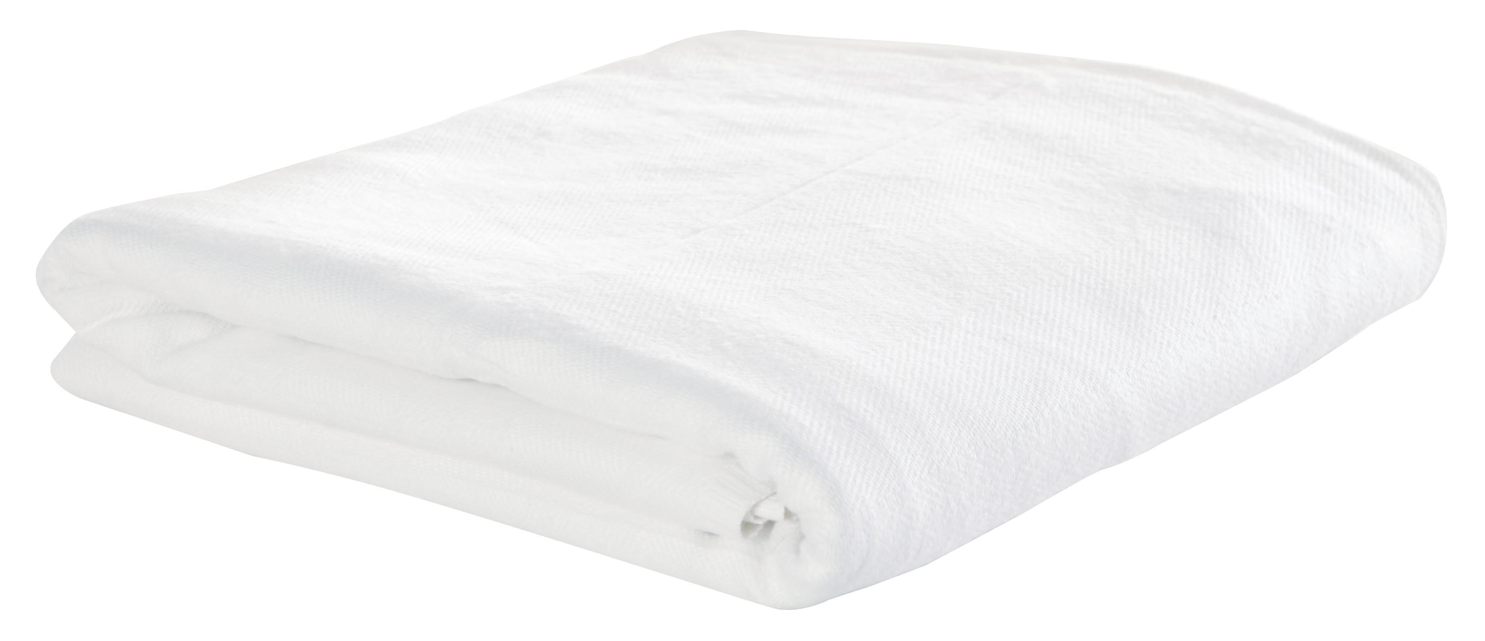 Direct Supply® Textiles Luxury Herringbone Thermal Blanket, 70"W x 108"L, 3 lbs., 55% Cotton/45% Poly, Case of 12, Color: White