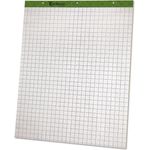 Flip Charts, 1 Quadrille, 27 x 34, White, 50 Sheets, 2/Pack