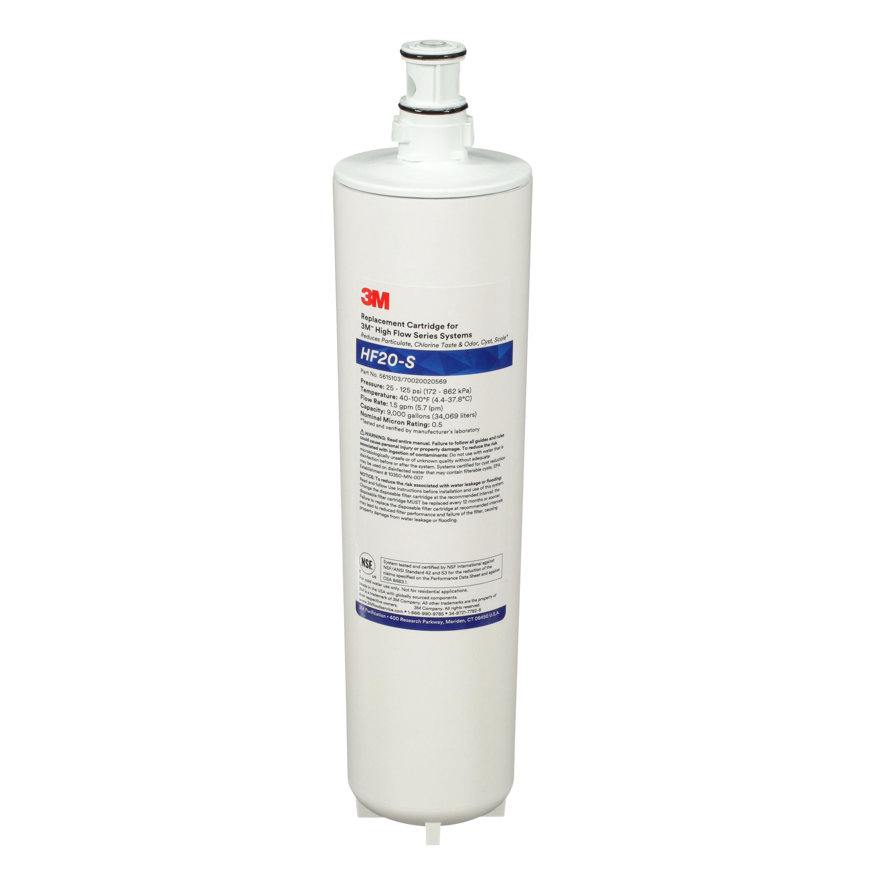 3M HF20-S Replacement Cartridge for ICE120-S Water Filtration System
