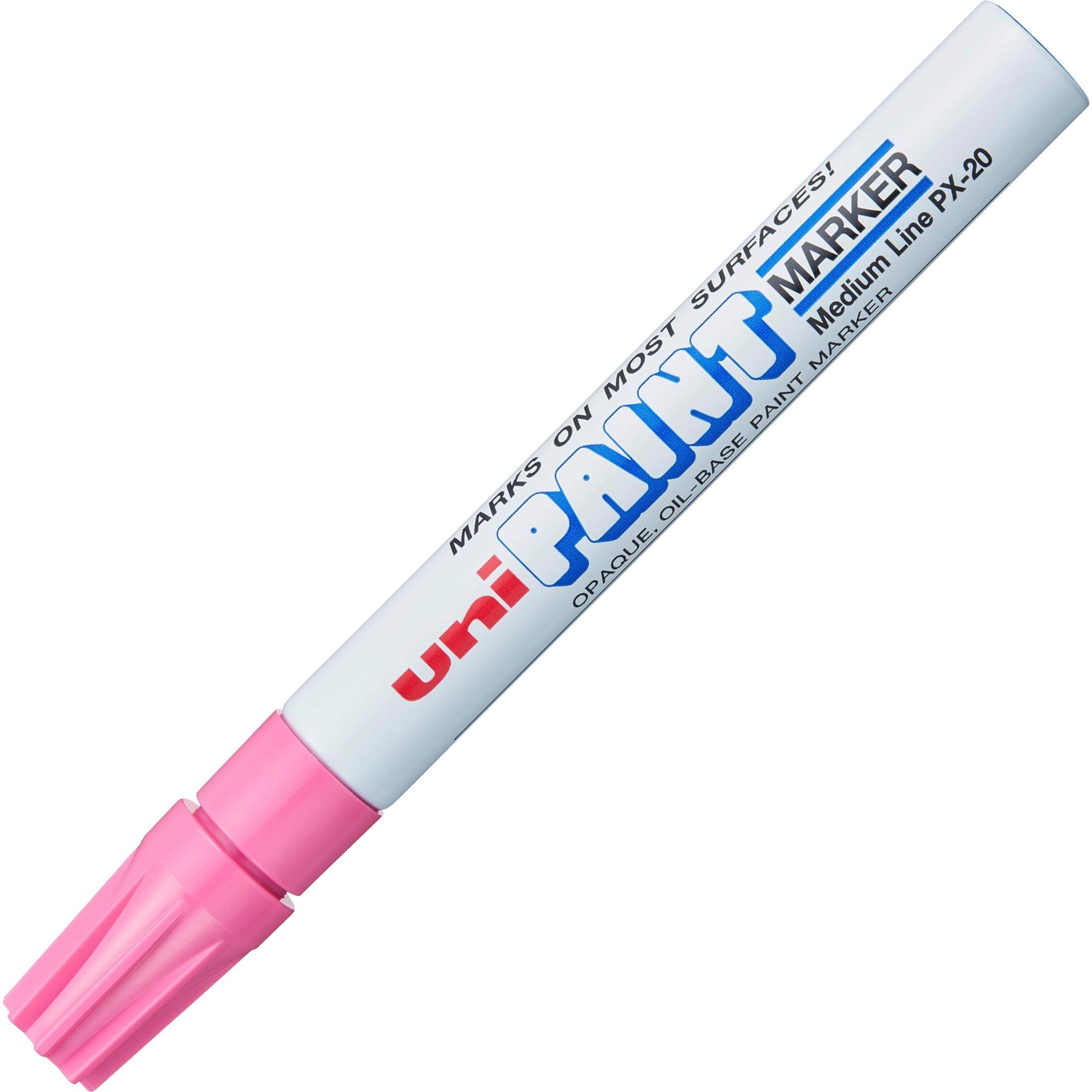 Marker, Oil-Based, Medium Point, Pink Ink