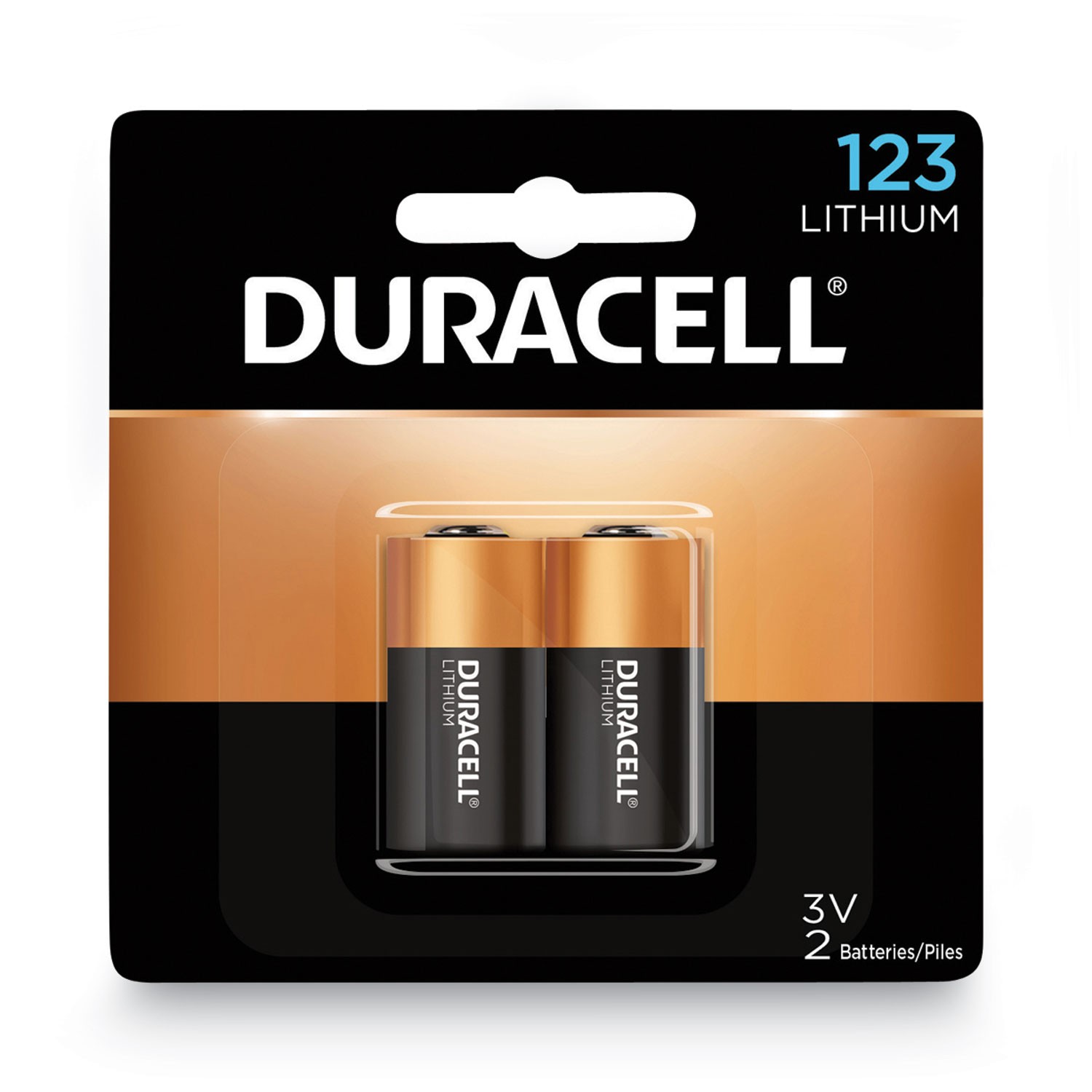 Ultra High-Power Lithium Battery, 123, 3V, 2/Pack