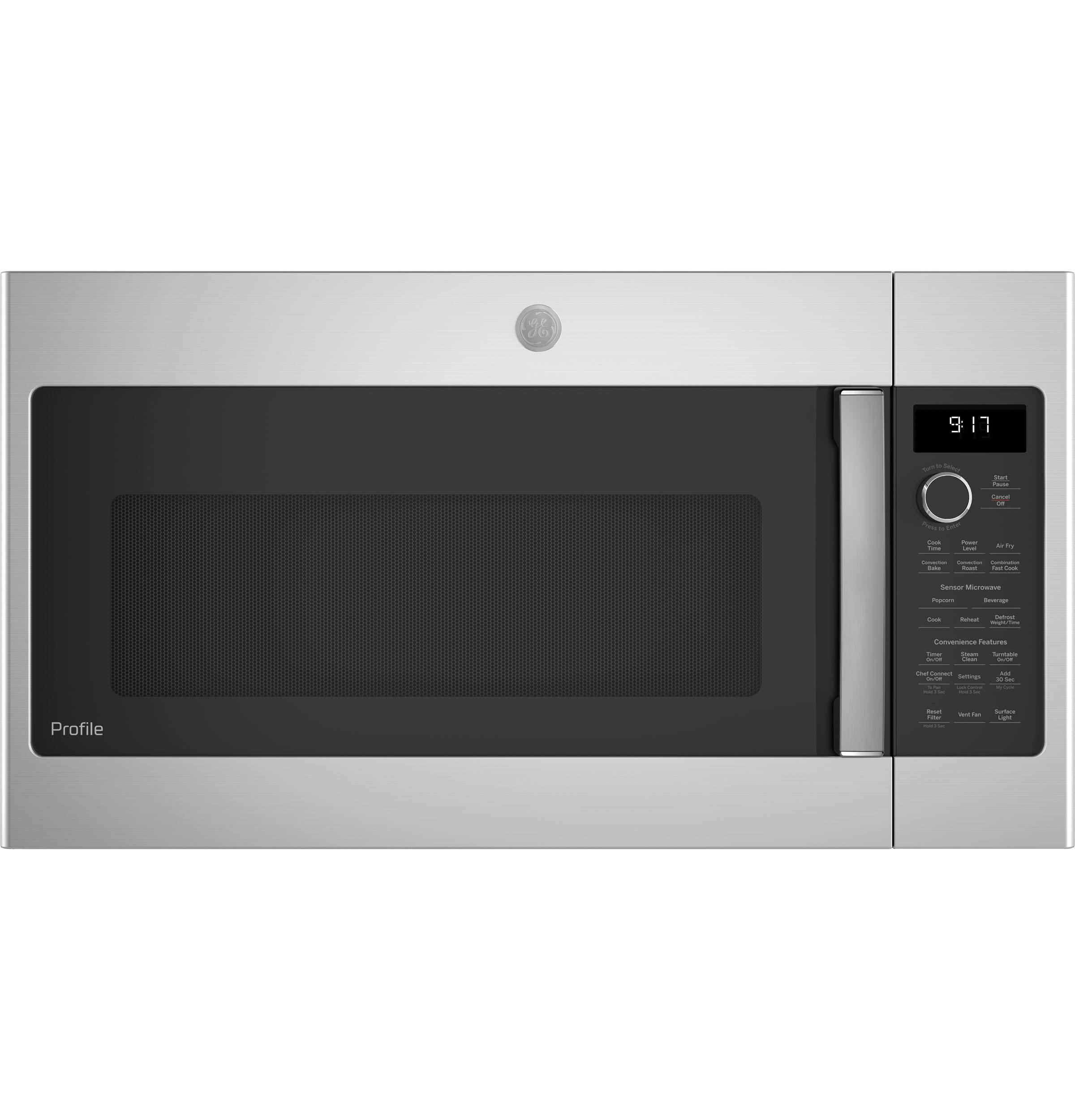 GE® Profile™ 1.7 Cu. Ft. Convection Over-The-RanGE® Microwave Oven, Stainless Steel