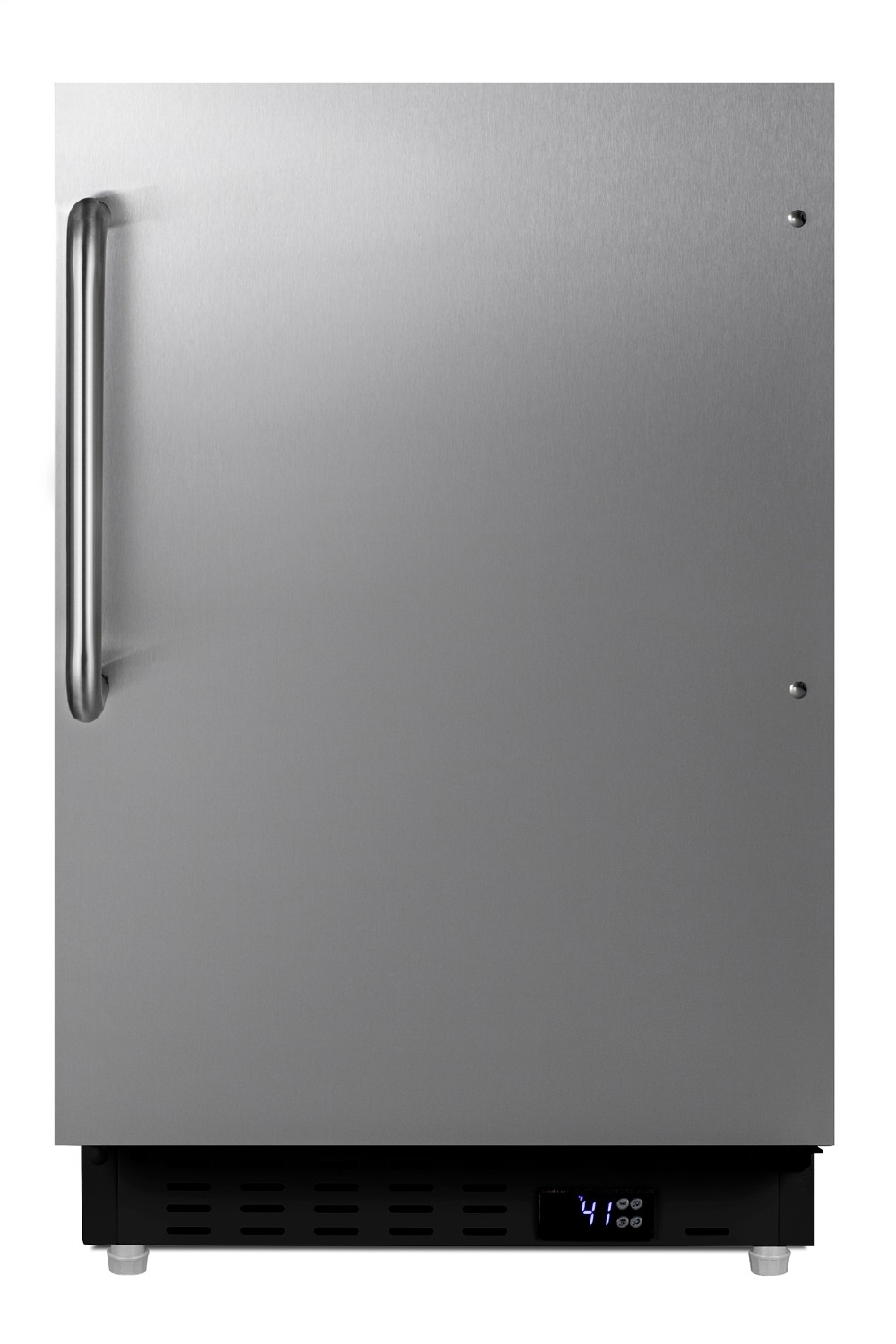 Summit ADA Height Built-In Undercounter All-Refrigerator With Stainless Steel Door, Freezerless Refrigerator