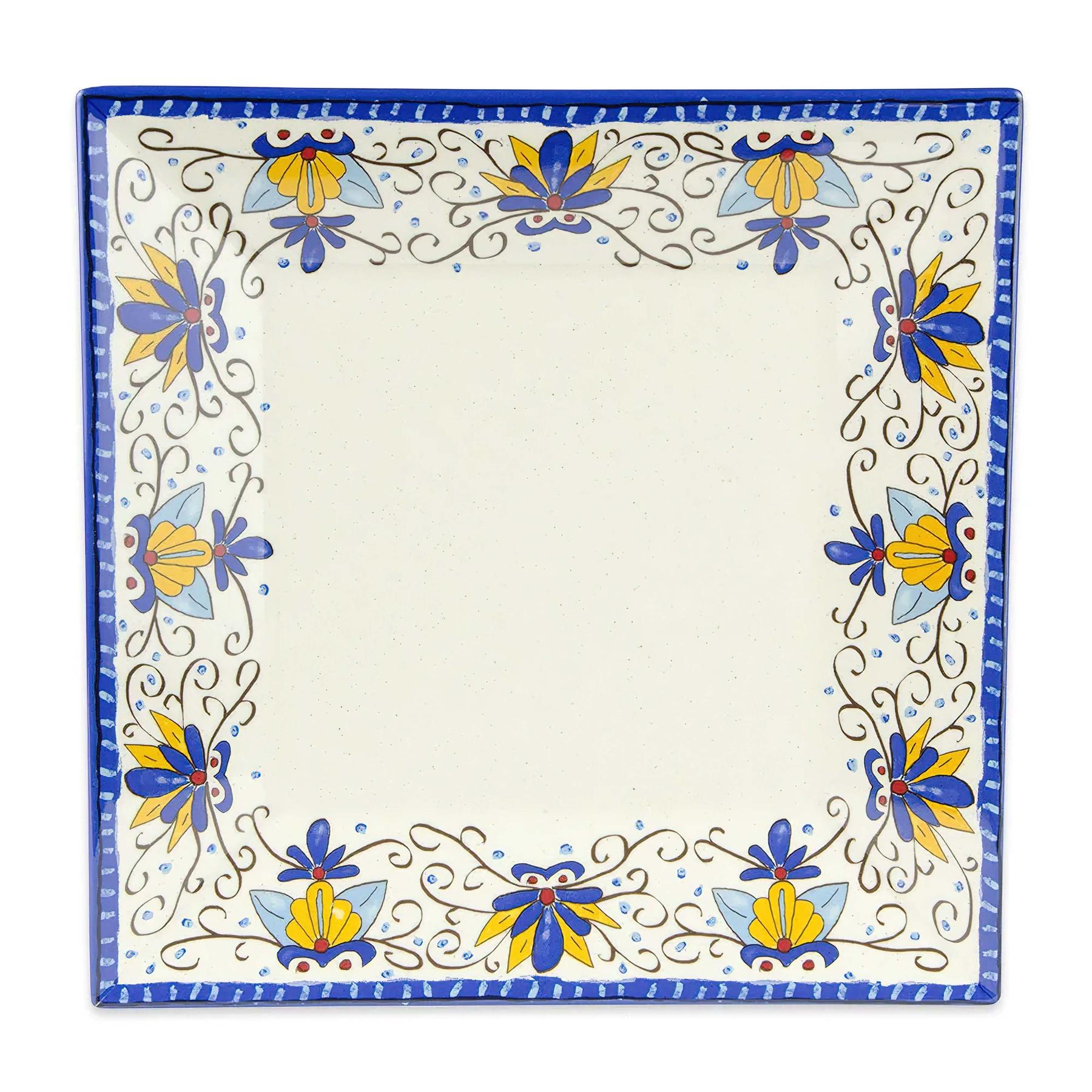16" Square Plate, SL-Santa Lucia