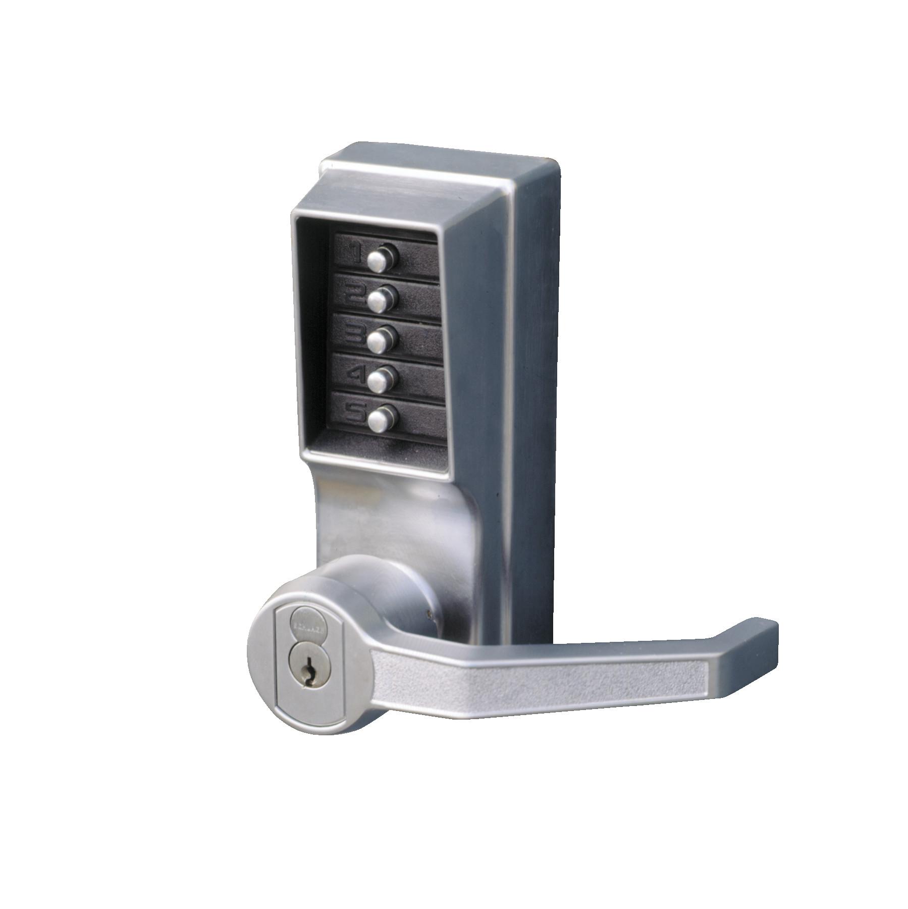 push button door lock