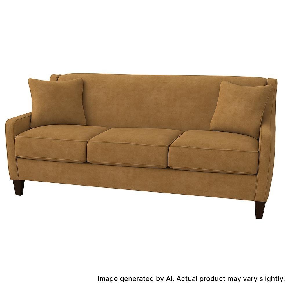 Quick-Ship Vidalia Sofa in Vinyl Fabric | Maxwell Thomas