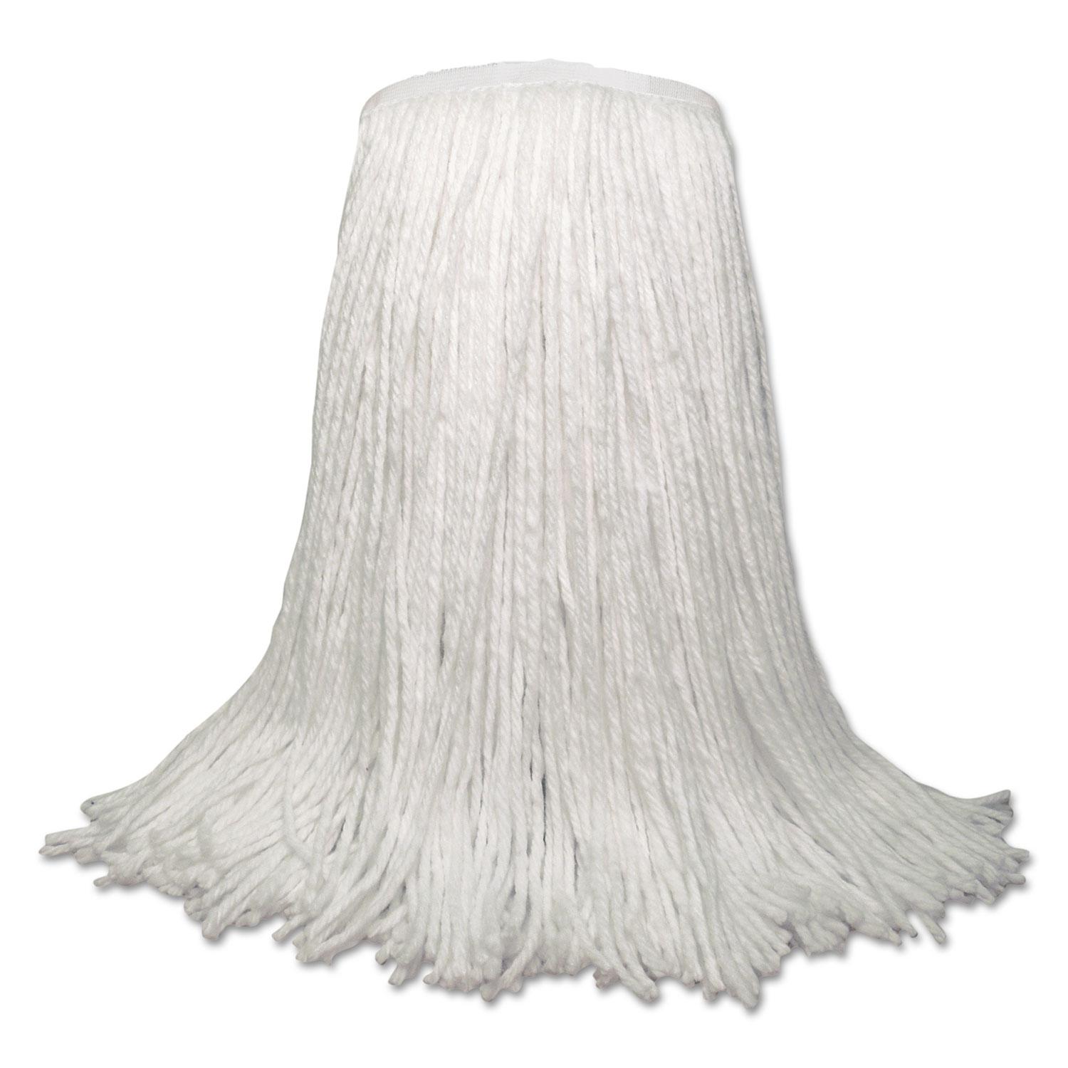 Boardwalk Mop Head, Economical Lie-Flat Head, Rayon Fiber, 32-Oz., White, 12/carton - Mfr Part - View #5