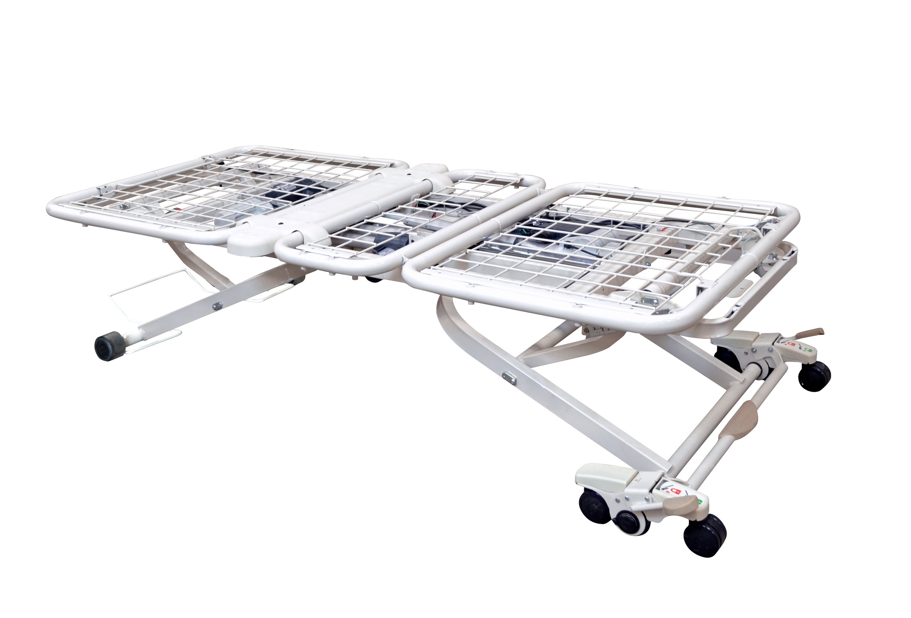 UltraCare XT (UCXT) Adjustable Height Bed, Mobile Any Height, 1 UltraLock, Fast, Gnd 3 Prong, Frame: 35iWx80iL, 650lb Capacity, Advanced Positioning Length: 80 in