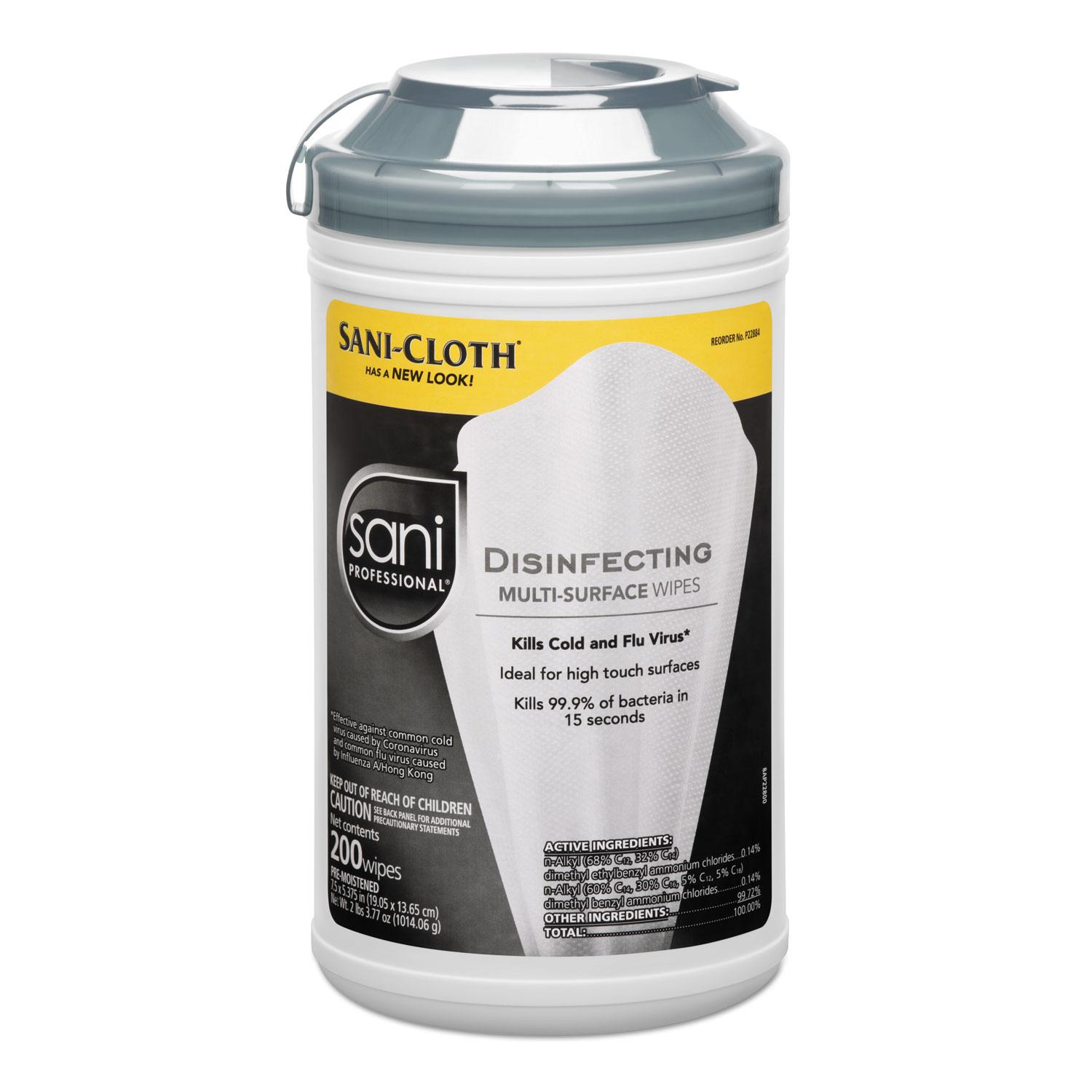 Sani Professional® Sani Cloth Professional Disinfecting Wipes, 200/Pack (P22884)