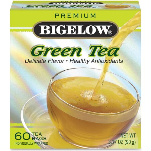 Premium Green Tea, 60/BX, 3.17oz, (HG626)