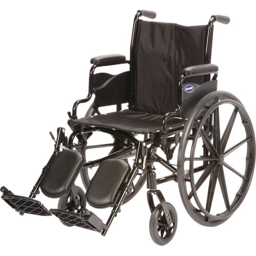 Invacare 9000SL Lightweight Wheelchair, 18 in W x 16 in D, Desk Fixed ...
