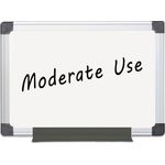 MasterVision® Value Melamine Dry Erase Board, 18 x 24, White, Aluminum Frame