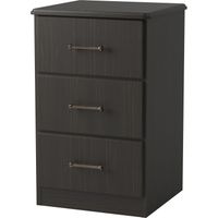 Quick-Ship Williamsburg 3 Drawer Bedside Cabinet