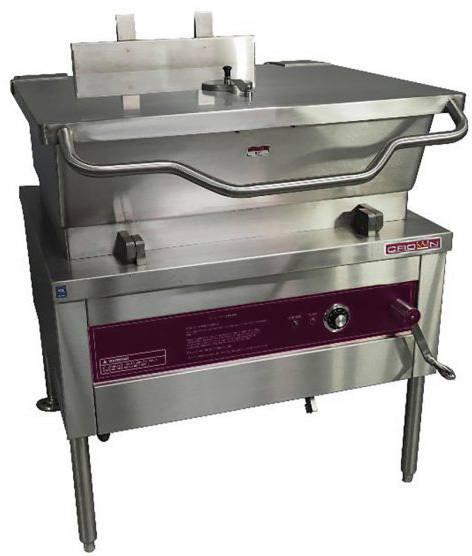 Southbend Crown Tilting Skillet, gas, 40 gallon capacity, manual tilt, electronic ignition