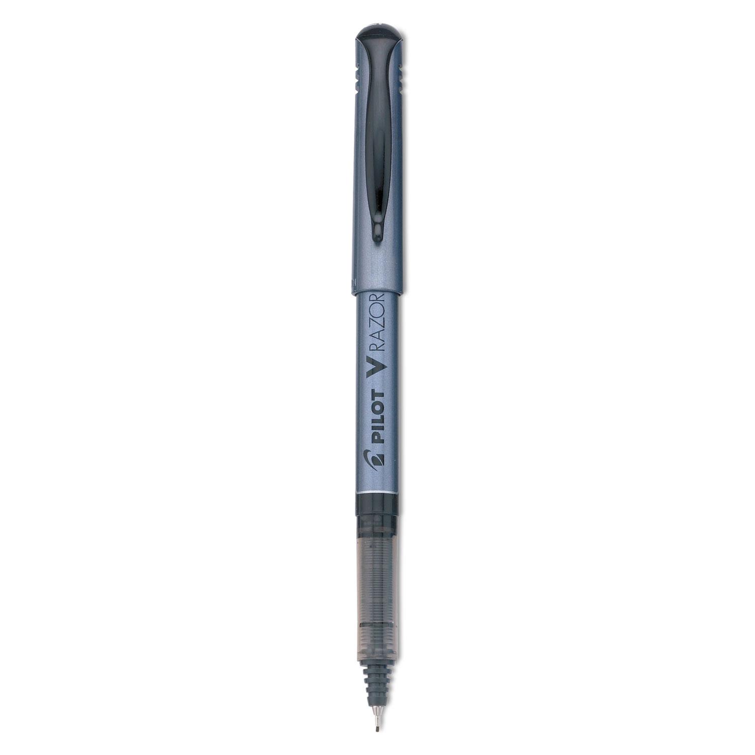Pilot® V Razor Point Liquid Ink Marker Pen, Black Ink, .5mm, Dozen