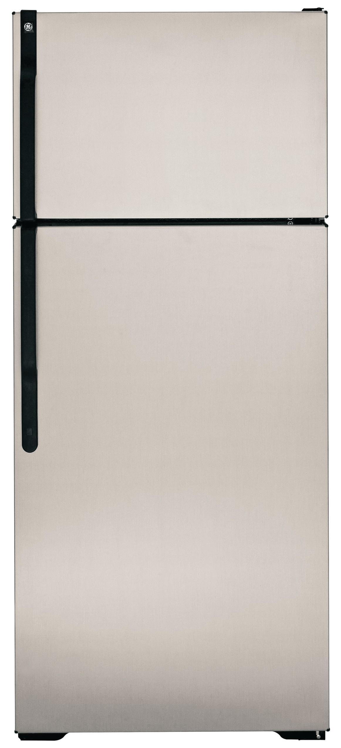 GE® Refrigerator, 17.5 Cu. Ft. Top-Freezer, Wire Shelves, ENERGY STAR, Silver