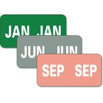 Smead Monthly End Tab File Folder Labels, Assorted Colors, 250 per Month, 3000/Box
