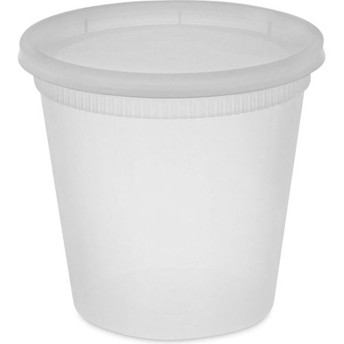 Dart ClearPac SafeSeal 64 oz. Tamper-Resistant, Tamper-Evident Hinged  Container with Flat Lid - 100/Pack